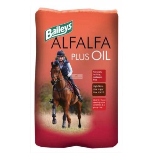 Baileys Alfalfa Plus Oil, szárított, szeletelt lucerna olajjal