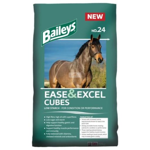 Baileys No.24 Ease&Excel Cubes, gyomorfekélyre hajlamos lovaknak
