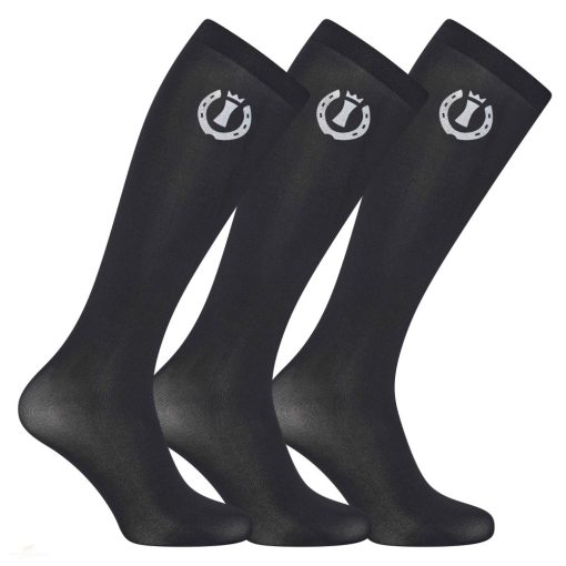 Imperial Riding Multipack Show Socks 3x, fekete