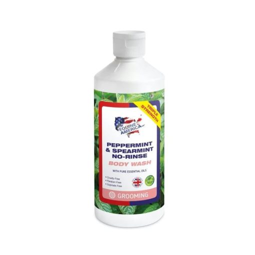 Equine America Peppermint/Spearmint No Rinse Body Wash, öblítés nélküli sampon