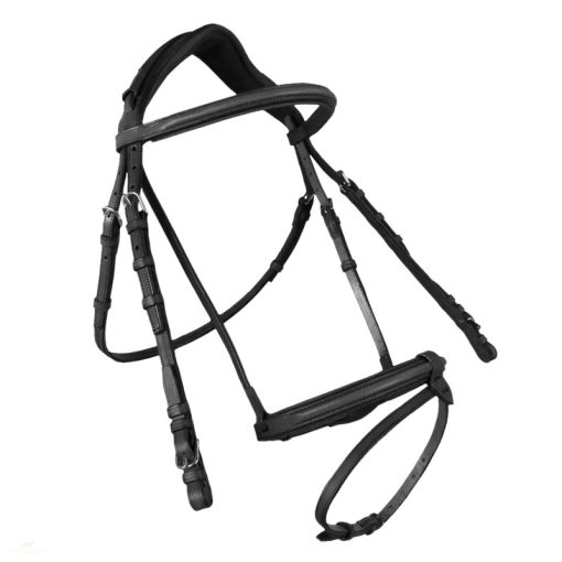 CWD French Noseband Contact Kantár, fekete