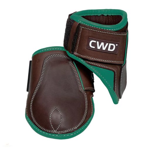 CWD Mademoiselle Young Bokavédő Calfskin, sötétbarna-emerald