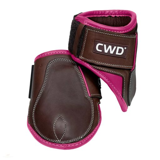 CWD Mademoiselle Young Bokavédő Calfskin, sötétbarna-fuchsia