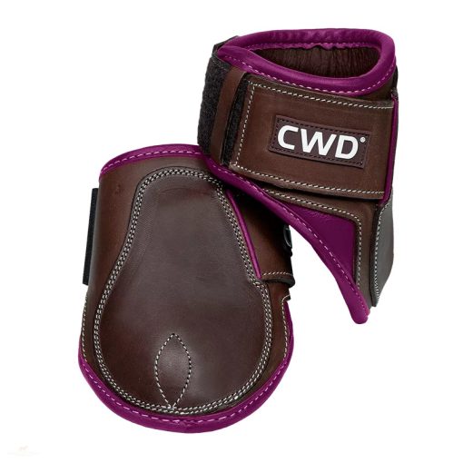 CWD Mademoiselle Young Bokavédő Calfskin, sötétbarna-lila