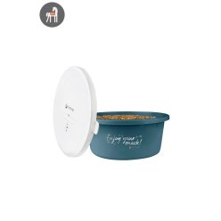 Waldhausen Etetőtál fedővel, oceánkék 5 liter