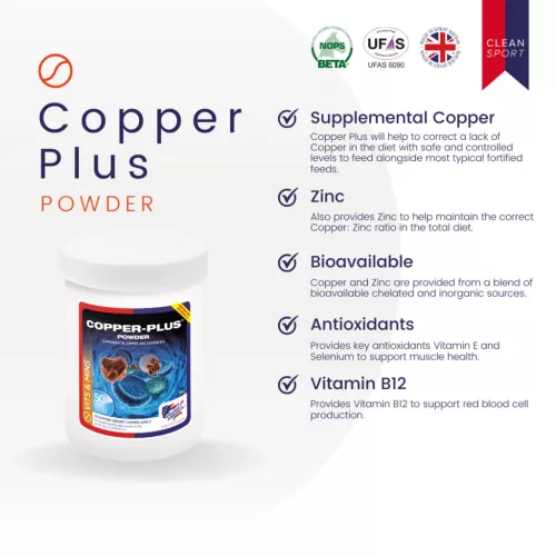 Equine America Copper Plus, réz