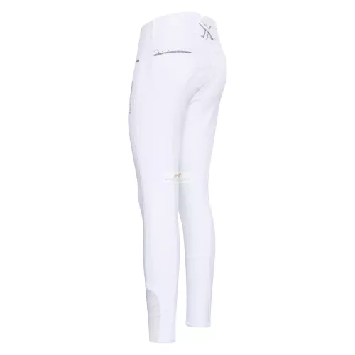 Imperial Riding El Capone High Waist Teliszilikonos Lovaglónadrág, fehér