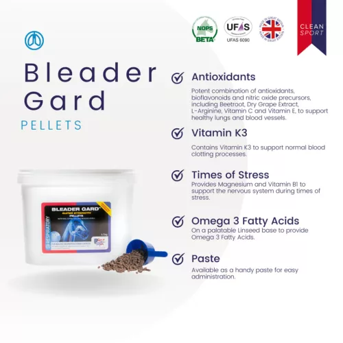 Equine America Bleader Gard Super Strength Powder, Egészséges tüdő 1 kg