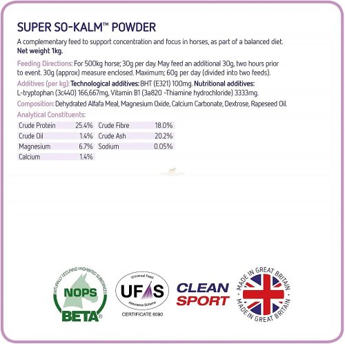 Equine America Super So Kalm Powder, a nyugodt lóért