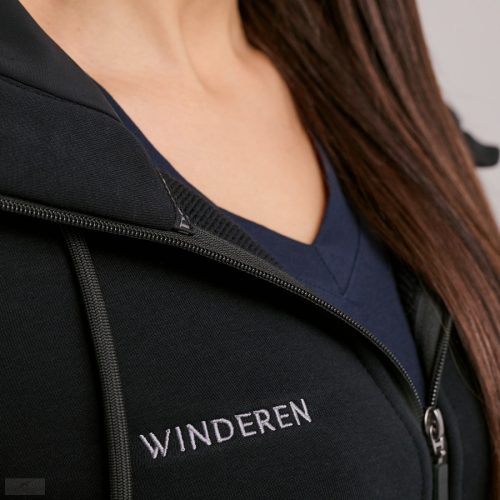 Winderen Basic Kapucnis Pulóver Jumping, raven