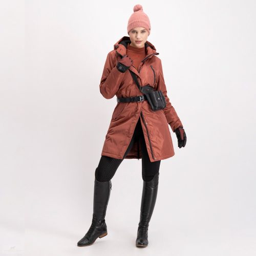 Imperial Riding Jolly Tech Női Parka, dark rosy