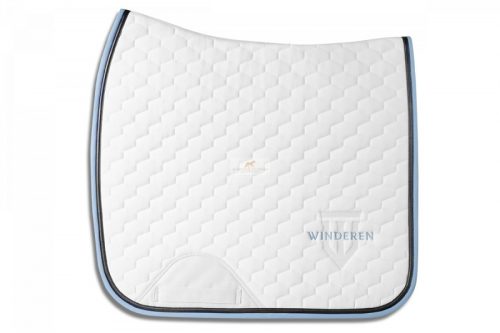 Winderen Díjlovas Nyeregalátét, White/Sky Blue