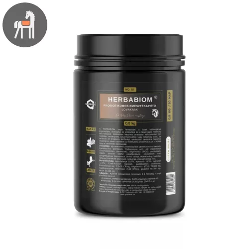 Quebeck Herbabiom probiotikumos emésztésjavító, 800 gramm