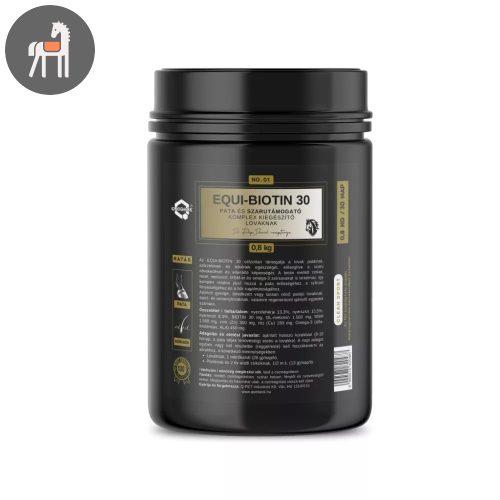Quebeck Equi-Biotin 30 pata és szarutámogató, 800 gramm