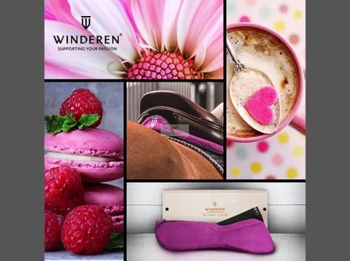 Winderen nyeregemelő Díjlovas Slim/Comfort, Pink