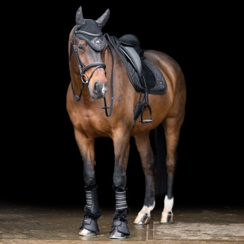 HV POLO Welmoed Shine Díjlovas Nyeregalátét, fekete-rose gold