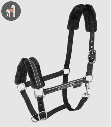 Waldhausen Elegant Kötőfék, fekete - fekete