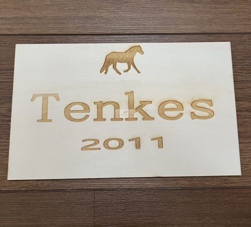 Egyedi névtábla Téglalap