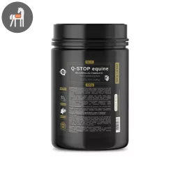   Quebeck Q-STOP equine – bélsárállag-támogató, 500 gramm 