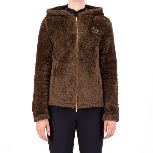 Imperial Riding Cosy Zip Női Pulóver, macchiato