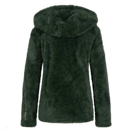 Imperial Riding Cosy Zip Női Pulóver, deep forest