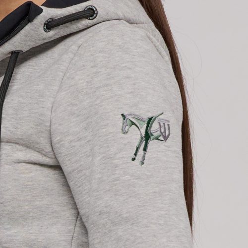 Winderen Basic Kapucnis Pulóver Eventing, ash melange