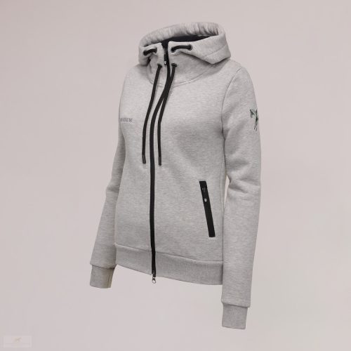 Winderen Basic Kapucnis Pulóver Eventing, ash melange