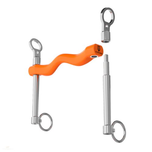 Winderen Feszítő Zabla, 9 cm + zablalánc, kampó