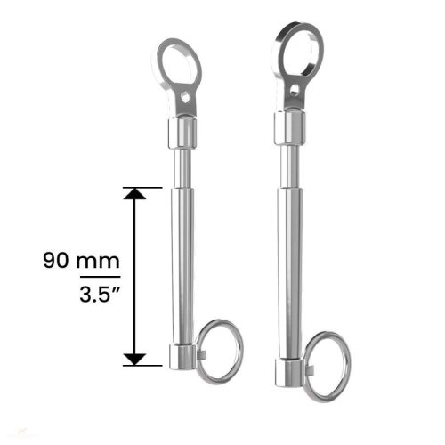 Winderen Feszítő Zabla, 9 cm + zablalánc, kampó