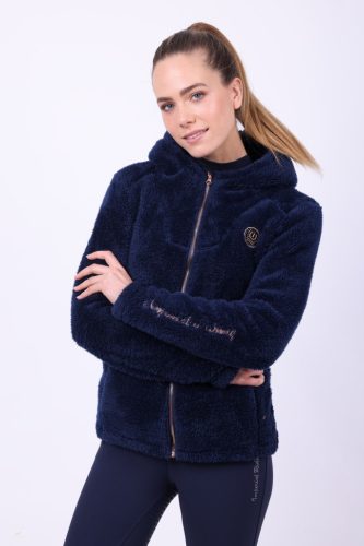 Imperial Riding Cozy Zip Női Pulóver, navy