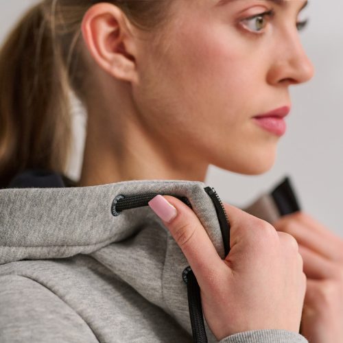 Winderen Basic Kapucnis Pulóver Jumping, ash melange