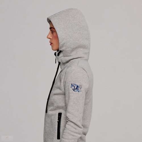 Winderen Basic Kapucnis Pulóver Jumping, ash melange