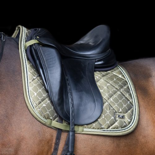 HV POLO Welmoed Shine Díjlovas Nyeregalátét, dark olive green