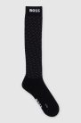 Boss Equestrian Monogram Zokni, fekete