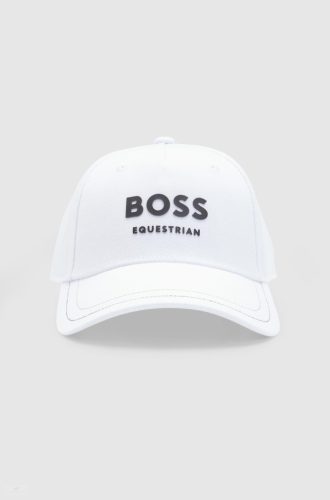 Boss Equestrian Classic Baseballsapka, fehér