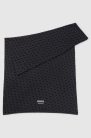 Boss Equestrian Monogram Sál, fekete