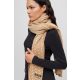 Boss Equestrian Monogram Sál, beige