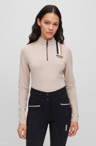 Boss Equestrian Lia Technikai Felső, beige