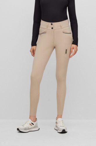 Boss Equestrian Hailey Teliszilikonos Lovaglónadrág, beige