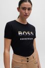 Boss Equestrian Maya Póló, fekete