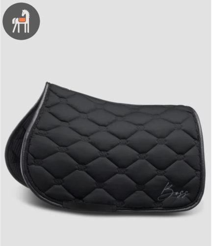Boss Equestrian Glitter Ugró Nyeregalátét, fekete