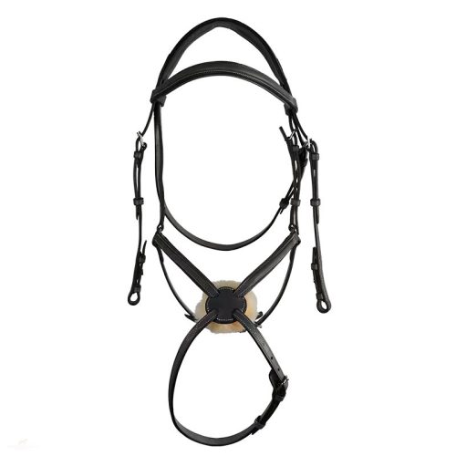 CWD Raised Figure 8  Kantár, Fekete