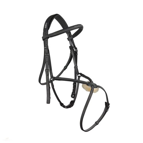 CWD Raised Figure 8 Hímzett  Kantár, Fekete