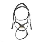 CWD Raised Figure 8 Hímzett  Kantár, Fekete