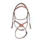 CWD Raised Figure 8 Hímzett  Kantár, Világosbarna