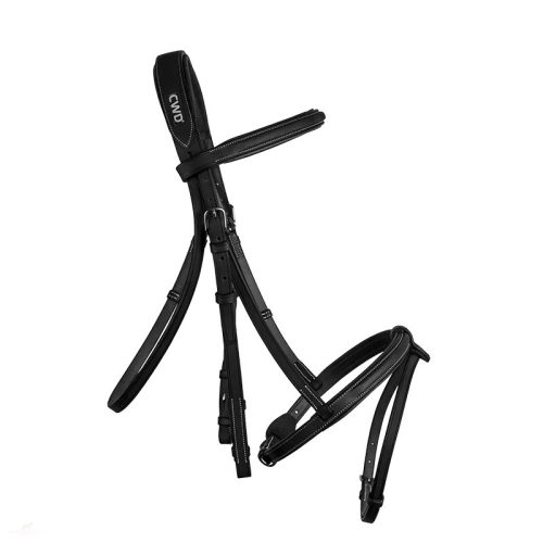 CWD Raised French Noseband Kantár, Fekete