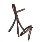 CWD Raised French Noseband Kantár, Sötétbarna