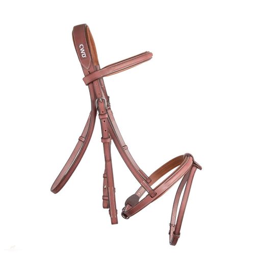 CWD Raised French Noseband Kantár, Világosbarna