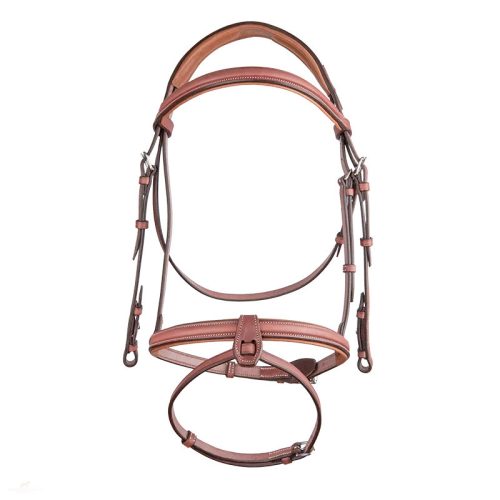 CWD Raised French Noseband Kantár, Világosbarna