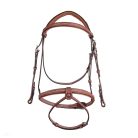 CWD Raised French Noseband Hímzett Kantár, Világosbarna
